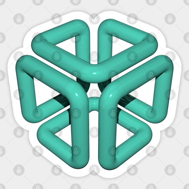 SGI - Teal Sticker by CCDesign